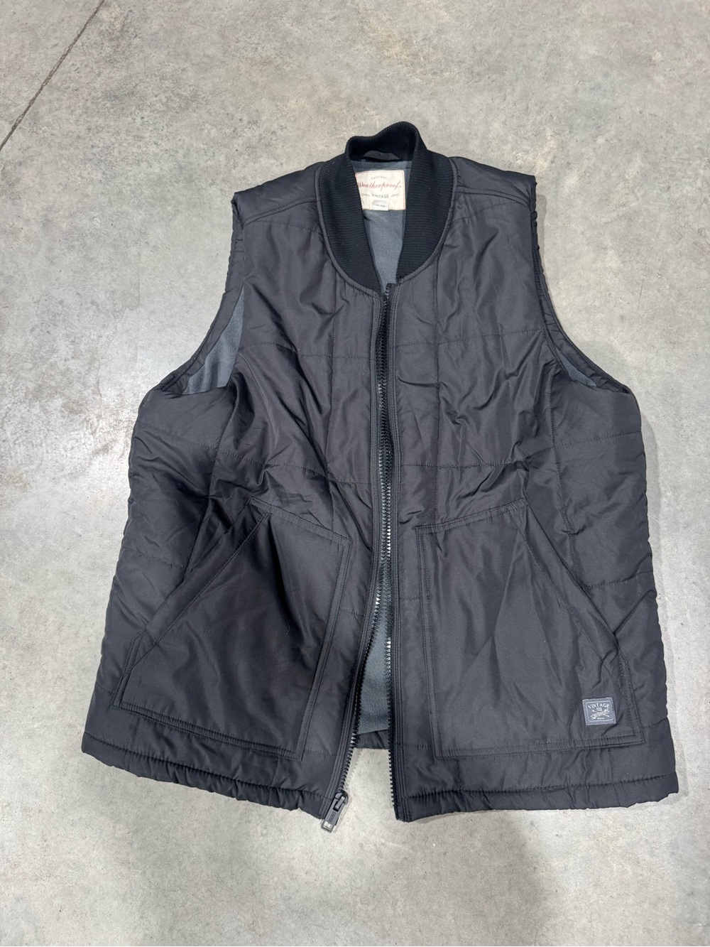 Weatherproof extra large vest